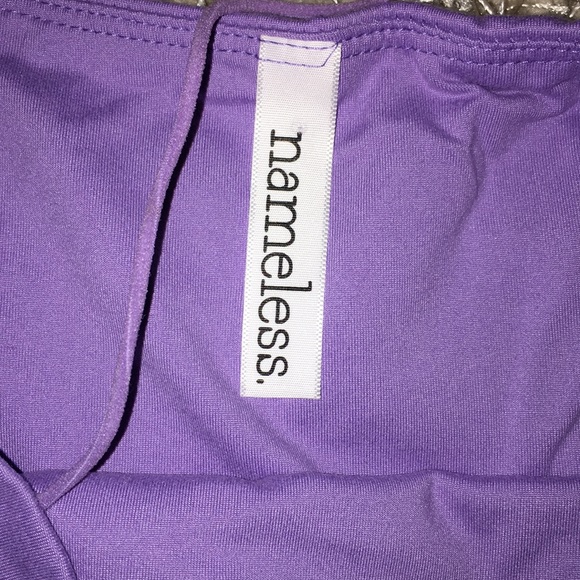 Purple Tubetop/cropped tank - Picture 3 of 3